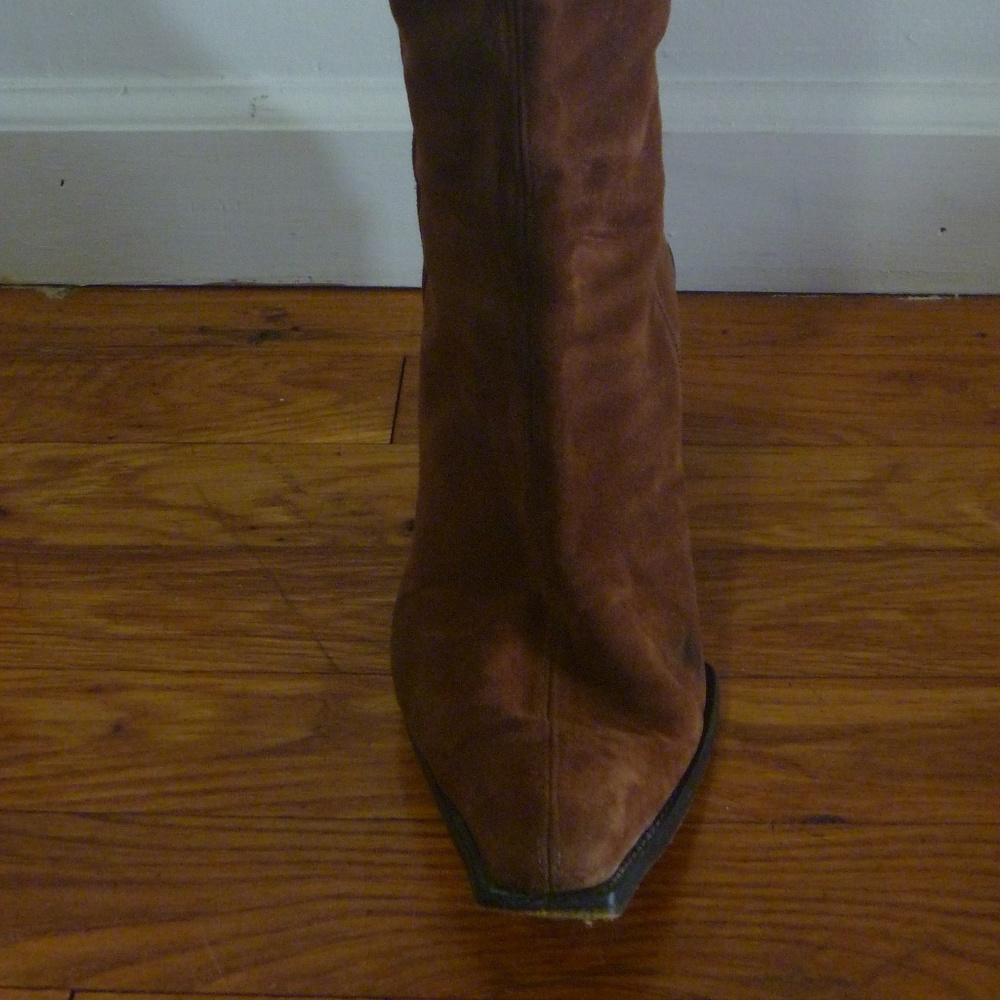 Stuart Weitzman Brown Suede Boots